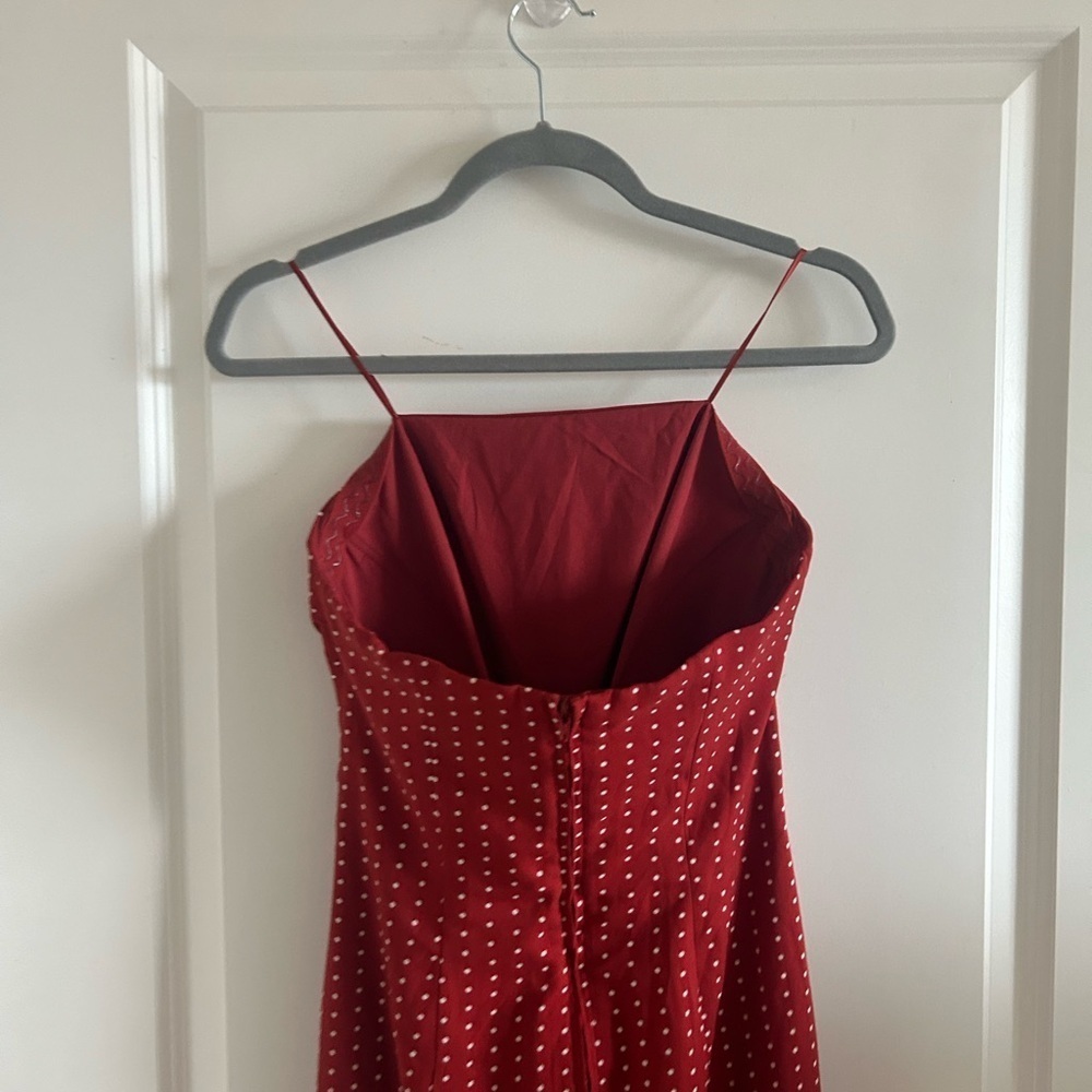 C/MEO Collective Timeless Vices Midi Dress In Red Spot - Picture 6 of 8